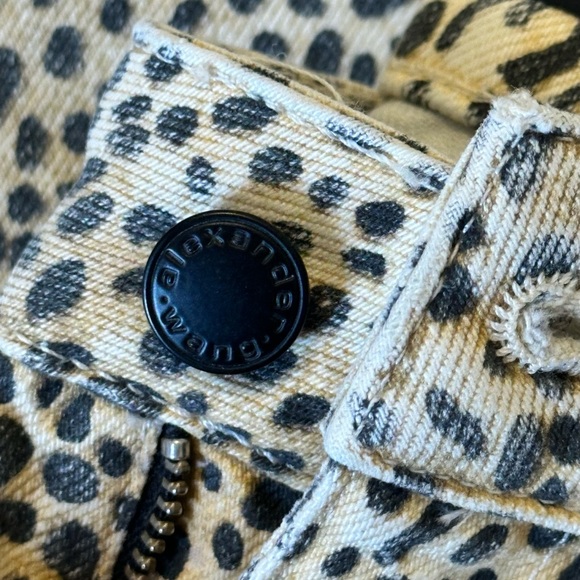 Alexander Wang Cheetah print jeans - Picture 4 of 8